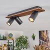 Dalan Plafoniera, Faretto da soffitto LED Écru, Nero, 3-Luci