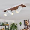 Dalan Plafoniera, Faretto da soffitto LED Écru, Bianco, 3-Luci