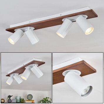 Dalan Plafoniera, Faretto da soffitto LED Écru, Bianco, 4-Luci