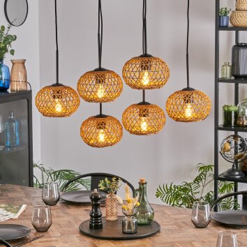 Mulstrand Lampadario a sospensione, Lampada a sospensione Écru, 6-Luci