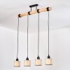 Sabadim Lampadario a sospensione, Lampada a sospensione Écru, Nero, 4-Luci