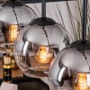 Koyoto Lampadario a sospensione, Lampada a sfera, Lampada a sospensione Écru, Nero, 4-Luci
