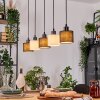 Bassagoda Lampadario a sospensione, Lampada a sospensione Écru, Nero, 5-Luci