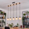 Bassagoda Lampadario a sospensione, Lampada a sospensione Écru, Nero, 5-Luci