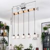 Bassagoda Lampadario a sospensione, Lampada a sospensione Écru, Nero, 5-Luci