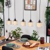 Sabadim Lampadario a sospensione, Lampada a sospensione Écru, Nero, 5-Luci