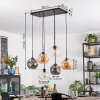 Ripoll Lampadario a sospensione, Lampada a sfera, Lampada a sospensione Ambrato, Chiaro, Grigio fumo, 6-Luci