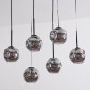 Ripoll Lampadario a sospensione, Lampada a sfera, Lampada a sospensione Grigio fumo, 6-Luci