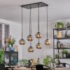 Ripoll Lampadario a sospensione, Lampada a sfera, Lampada a sospensione Grigio fumo, 6-Luci