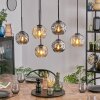 Ripoll Lampadario a sospensione, Lampada a sfera, Lampada a sospensione Ambrato, Grigio fumo, 6-Luci