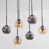 Ripoll Lampadario a sospensione, Lampada a sfera, Lampada a sospensione Ambrato, Grigio fumo, 6-Luci