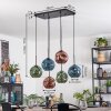Ripoll Lampadario a sospensione, Lampada a sfera, Lampada a sospensione Blu, Verde, Ramato, 6-Luci