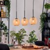 Basto Lampadario a sospensione, Lampada a sospensione Écru, Nero, 3-Luci
