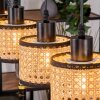 Ramila Lampadario a sospensione, Lampada a sospensione Écru, Nero, 5-Luci