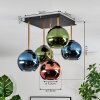 Koyoto Plafoniera, Lampada a sfera Oro, Nero, 5-Luci