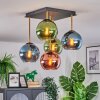 Koyoto Plafoniera, Lampada a sfera Oro, Nero, 5-Luci