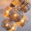 Ripoll Plafoniera, Lampada a sfera Oro, Nero, 8-Luci