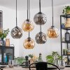 Ripoll Lampadario a sospensione, Lampada a sfera, Lampada a sospensione Ambrato, Grigio fumo, 6-Luci