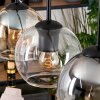 Koyoto Lampadario a sospensione, Lampada a sfera, Lampada a sospensione Écru, Nero, 4-Luci