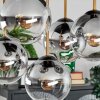 Gastor Plafoniera, Lampada a sfera Oro, Nero, 5-Luci