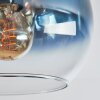 Koyoto Plafoniera, Lampada a sfera Oro, Nero, 5-Luci