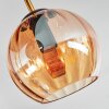 Koyoto Plafoniera, Lampada a sfera Oro, Nero, 5-Luci