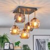 Koyoto Plafoniera, Lampada a sfera Oro, Nero, 5-Luci