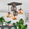 Koyoto Plafoniera, Lampada a sfera Oro, Nero, 5-Luci