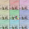 Voisines Plafoniera LED, 1-Luce, Telecomando, Cambia colore