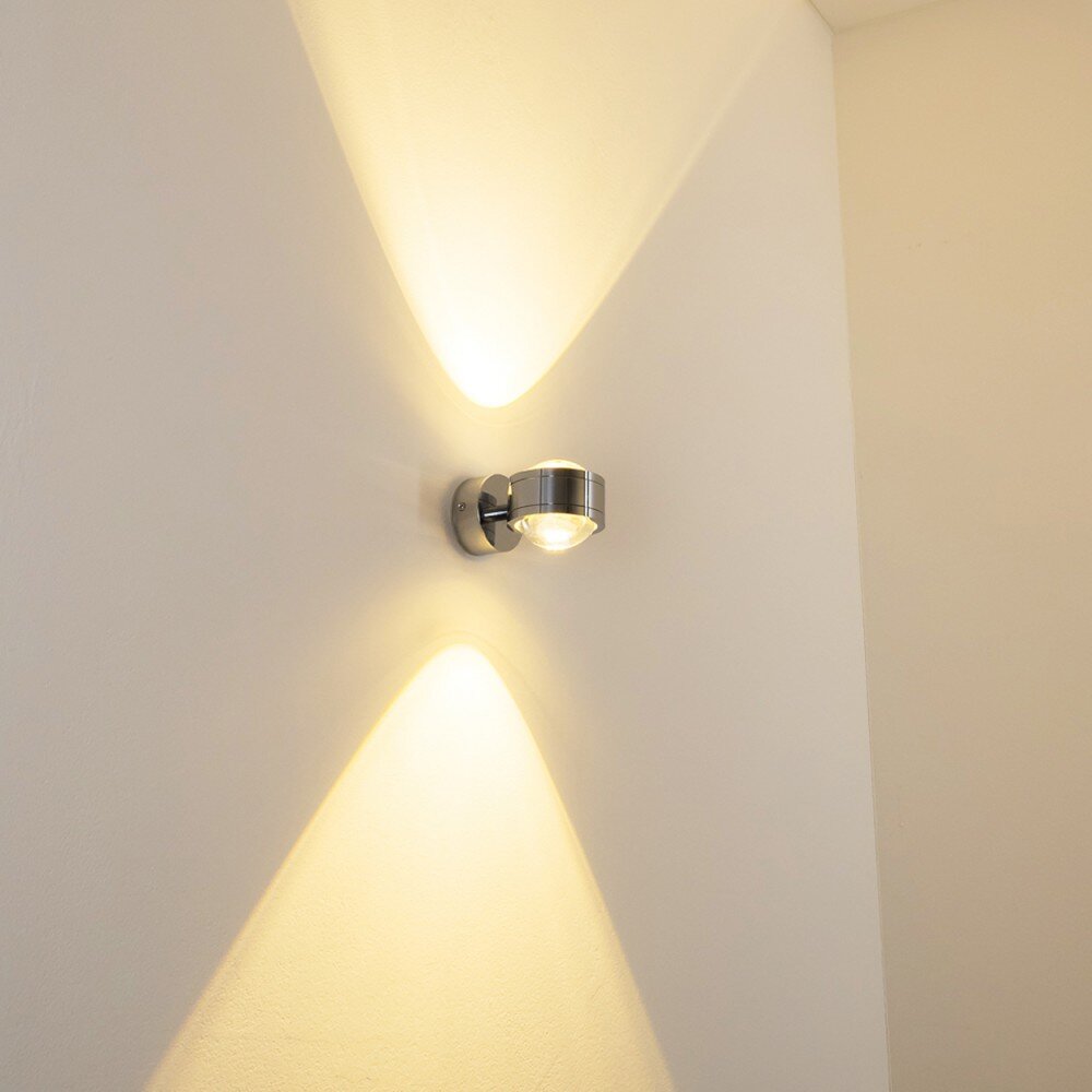 INDORE Applique LED Cromo, 2-Luci