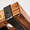 Oksbol Lampada a Sospensione Legno scuro, Nero, 2-Luci
