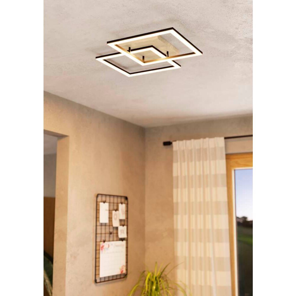 Eglo LOMALTAS-Z Plafoniera LED Marrone, Nero, 4-Luci, Cambia colore main product photo