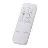 Wofi LINOX Plafoniera LED Argento, 1-Luce, Telecomando