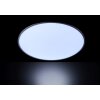 Wofi LINOX Plafoniera LED Argento, 1-Luce, Telecomando