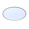 Wofi LINOX Plafoniera LED Argento, 1-Luce, Telecomando
