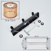 Barcos Plafoniera, Faretto da soffitto Nero, 3-Luci