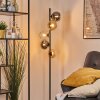 Koyoto Lampada a sfera, Lampada da terra 31 cm Ambrato, Cromo, Chiaro, Grigio fumo, 5-Luci