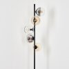 Koyoto Lampada a sfera, Lampada da terra 31 cm Ambrato, Chiaro, Grigio fumo, 5-Luci