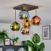 Koyoto Plafoniera, Lampada a sfera Oro, Nero, 5-Luci