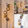 Koyoto Lampada a sfera, Lampada da terra 31 cm Blu, Oro, Verde, Chiaro, Ramato, Grigio fumo, 5-Luci