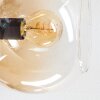 Koyoto Plafoniera, Lampada a sfera Ambrato, Chiaro, Grigio fumo, 6-Luci