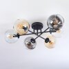 Koyoto Plafoniera, Lampada a sfera Ambrato, Chiaro, Grigio fumo, 6-Luci