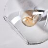 Koyoto Plafoniera, Lampada a sfera Ambrato, Chiaro, Grigio fumo, 3-Luci