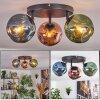 Ripoll Plafoniera, Lampada a sfera Blu, Verde, Ramato, 3-Luci