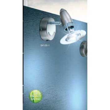 Globo FRANCES I Faretto Cromo, Acciaio inox, Nichel opaco, 1-Luce