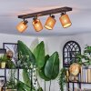 Kinnared Plafoniera, Faretto da soffitto Nero, 4-Luci