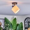 Bassagoda Plafoniera, Faretto da soffitto Nero, 1-Luce