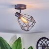 Yaak Plafoniera, Faretto da soffitto Nero, 1-Luce