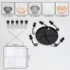 Koyoto Lampadario a sospensione, Lampada a sfera, Lampada a sospensione Ambrato, Chiaro, Grigio fumo, 5-Luci
