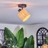 Cavaca Plafoniera, Faretto da soffitto Nero, 1-Luce